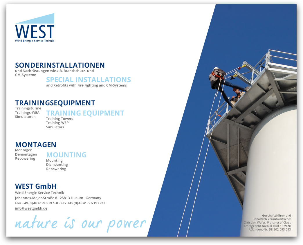 WEST GmbH - Wind Energie Service Technik